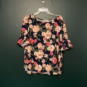 Green Envelope Floral Shirt